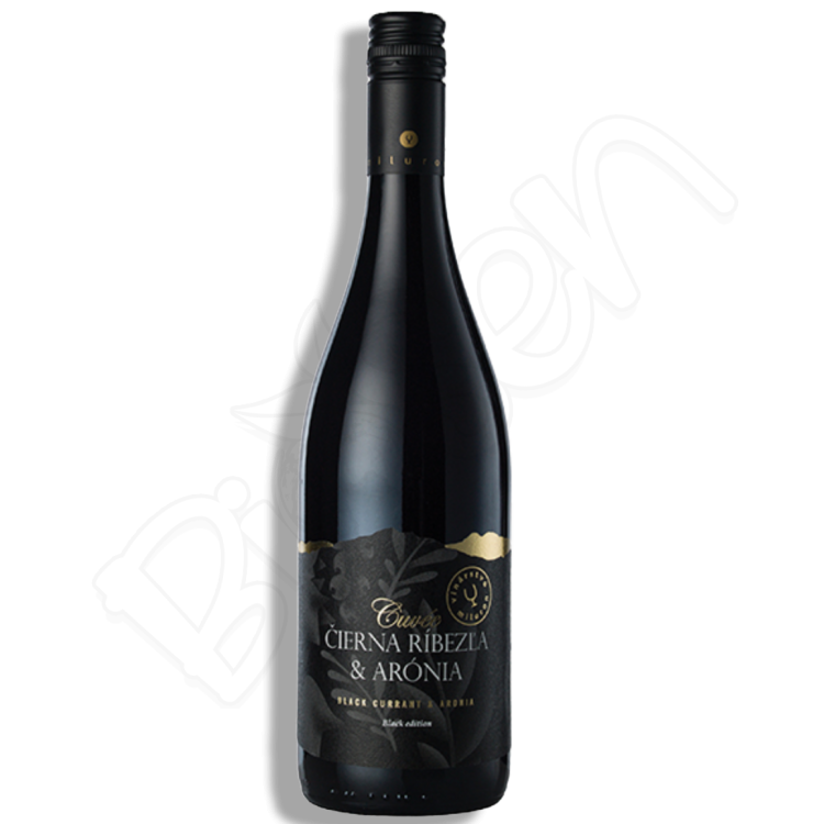 Víno z čiernych ríbezlí a Arónie 0,75l Miluron